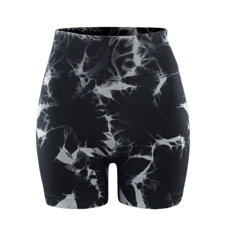 Bottoms Tie-Dye Yoga & Fitness Shorts